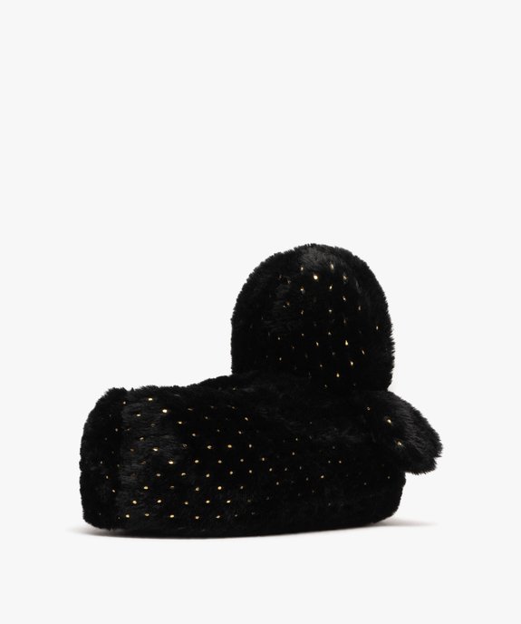 Chaussons femme en volume pingouin à paillettes vue4 - GEMO(HOMWR FEM) - GEMO