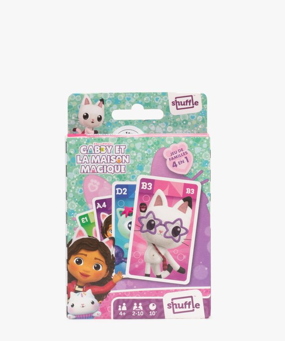 Jeu de cartes 4 en 1 Gabby et la maison magique - DreamWorks vue1 - GABBY - GEMO