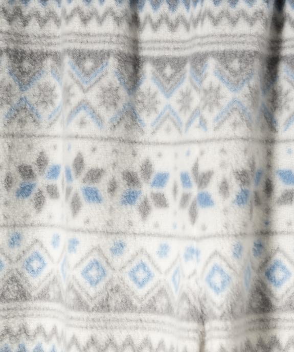 Pyjama en velours moelleux et imprimé fille vue3 - GEMO (ENFANT) - GEMO