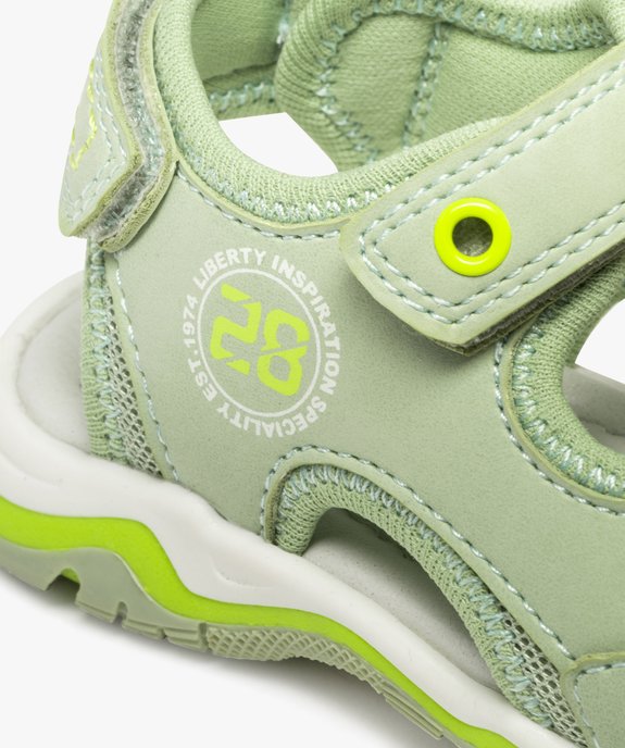 Sandales sport à brides scratch bébé garçon vue6 - BUGGY GEMO FOR GOOD - GEMO