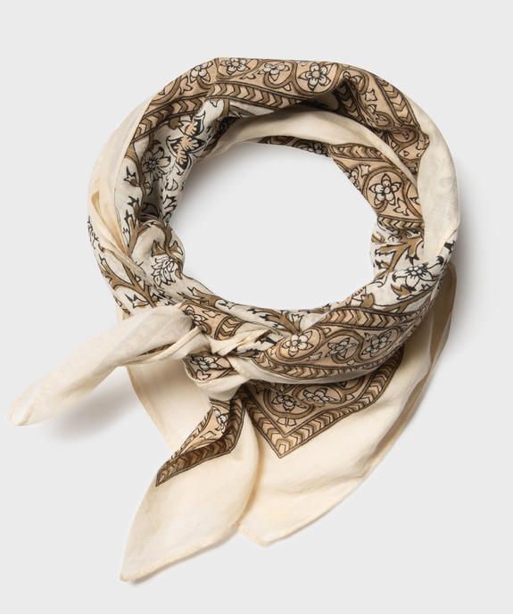 Foulard à motifs fleuris femme vue1 - GEMO (ACCESS) - GEMO