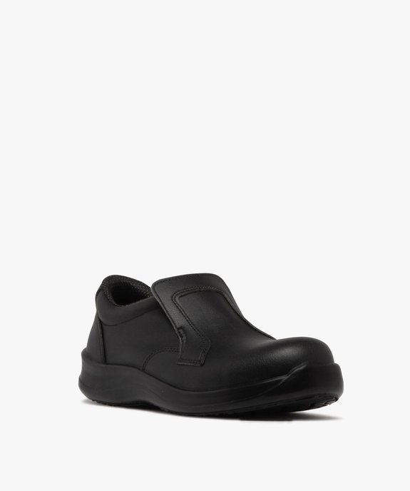 Chaussures de sécurité homme unies à enfiler vue2 - GEMO (EQUIPT) - GEMO