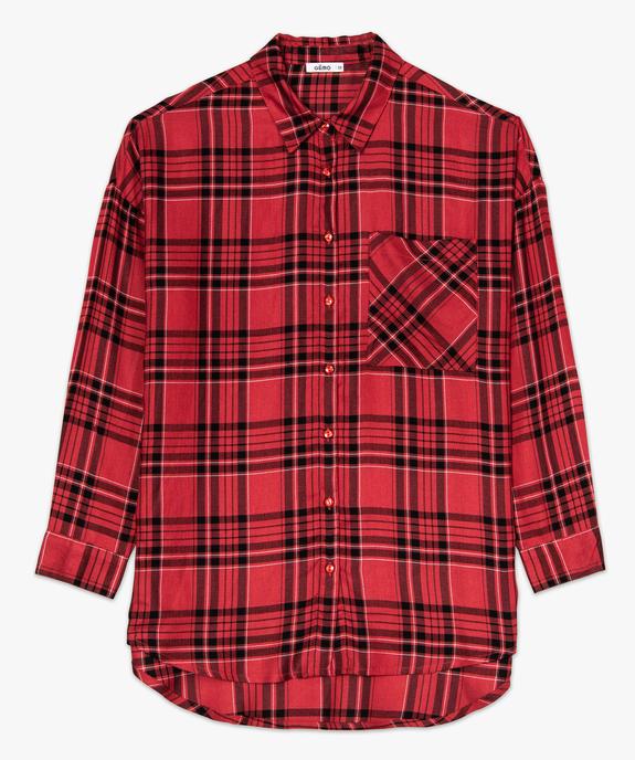 Chemise femme fluide à carreaux vue4 - GEMO(FEMME PAP) - GEMO