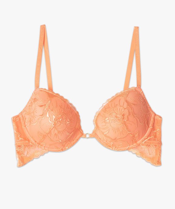 Soutien-gorge corbeille à armatures en dentelle vue4 - GEMO(HOMWR FEM) - GEMO