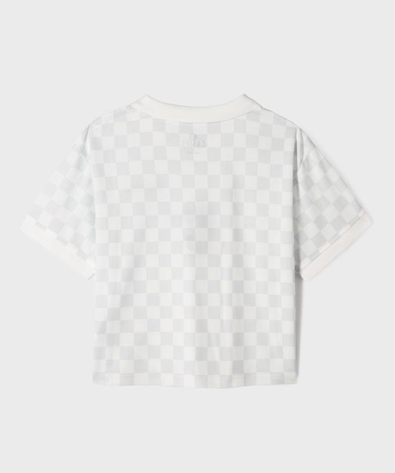 Tee-shirt de sport manches courtes coupe large fille - Camps United vue4 - CAMPS - GEMO