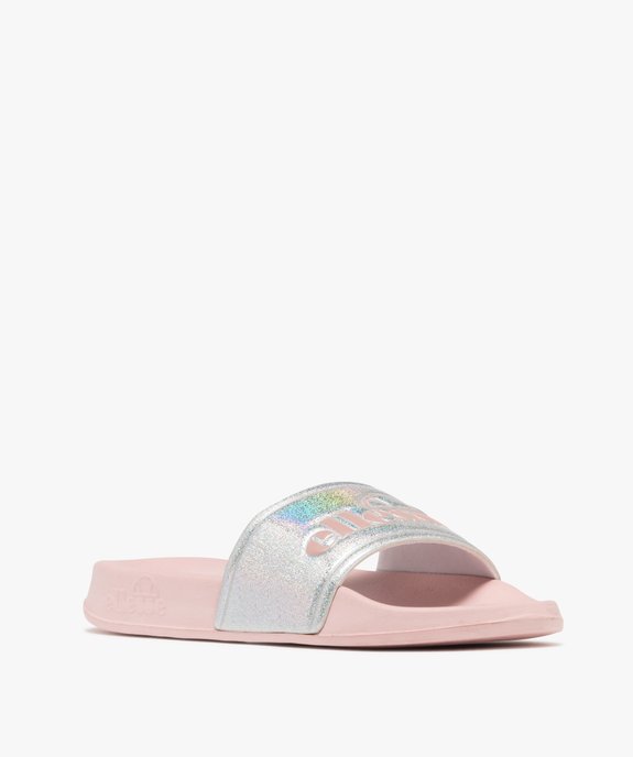 Mules piscine à bride pailletée femme - Ellesse vue2 - ELLESSE - GEMO
