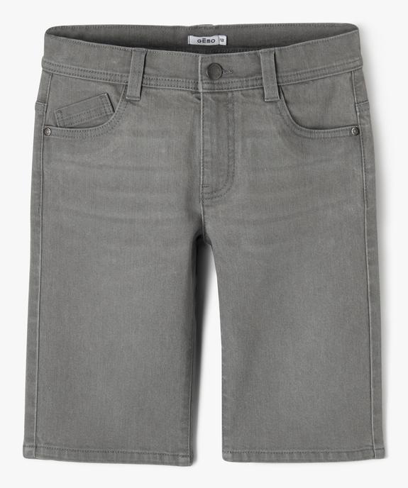 Bermuda en jean coupe Regular garçon vue1 - GEMO 4G GARCON - GEMO