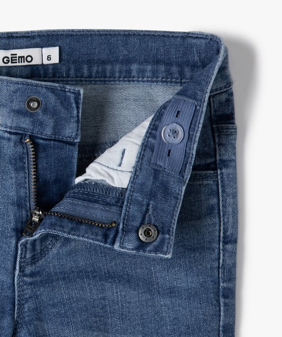 Bermuda fille en denim coupe slim vue2 - GEMO 4G FILLE - GEMO