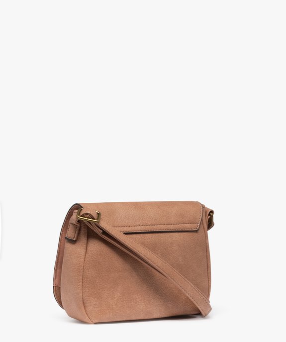 Sac besace compact uni femme vue2 - GEMO (ACCESS) - GEMO