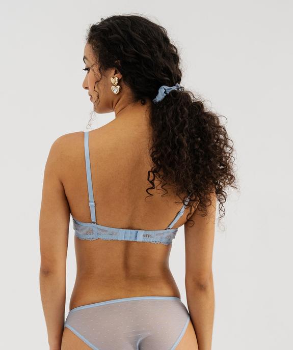 Soutien-gorge corbeille en dentelle à bonnets souples vue2 - GEMO(HOMWR FEM) - GEMO