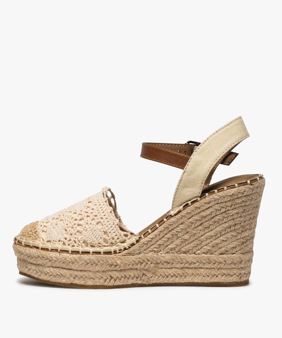 Sandales femme dessus macramé - Tom Tailor vue3 - TOM TAILOR - GEMO