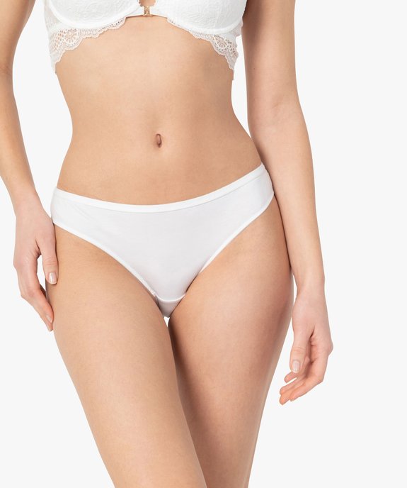 Culotte femme avec dos en dentelle  vue1 - GEMO(HOMWR FEM) - GEMO