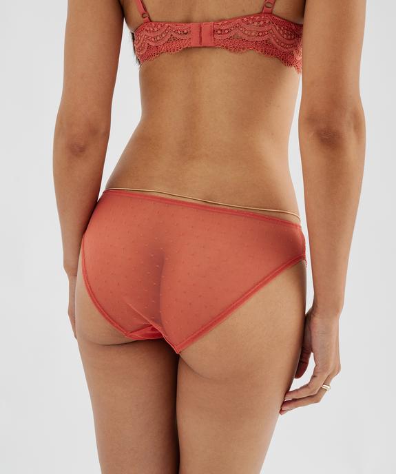 Culottes en dentelle et tulle femme (lot de 2) vue2 - GEMO(HOMWR FEM) - GEMO