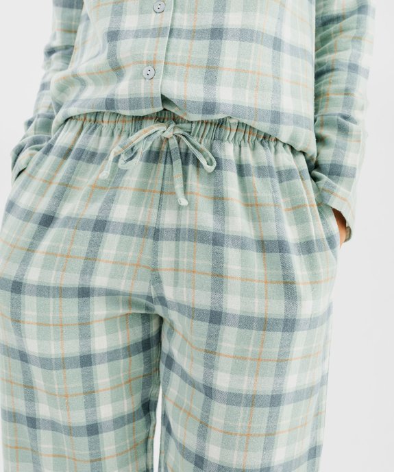 Pyjama à carreaux 2 pièces dans sa pochette femme vue5 - GEMO(HOMWR FEM) - GEMO