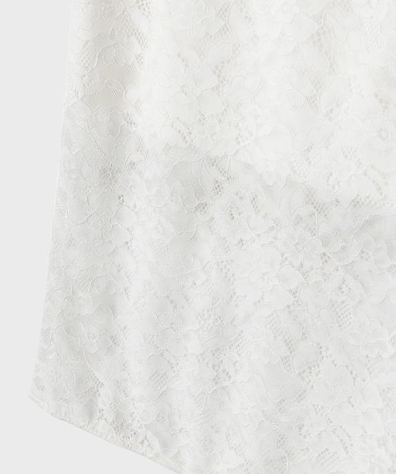 Jupe longue en dentelle fille vue5 - GEMO (JUNIOR) - GEMO