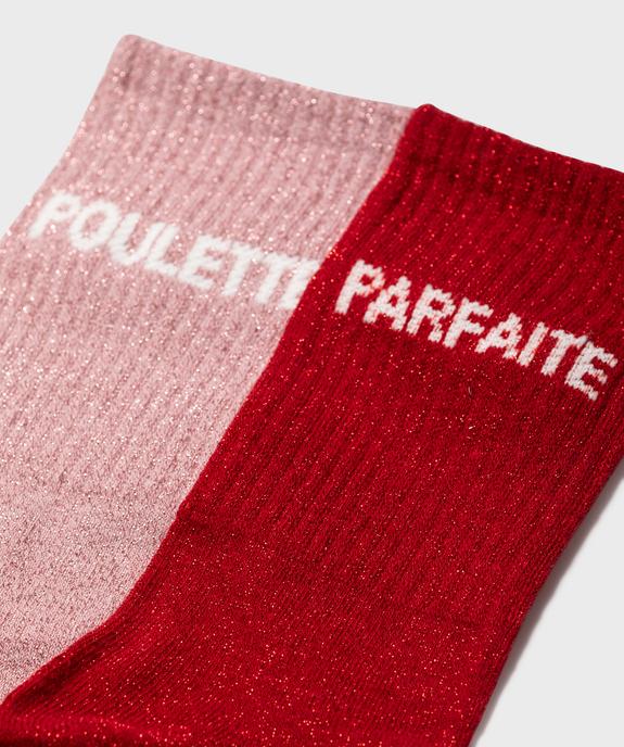 Coffret chaussettes scintillantes femme vue3 - GEMO(HOMWR FEM) - GEMO