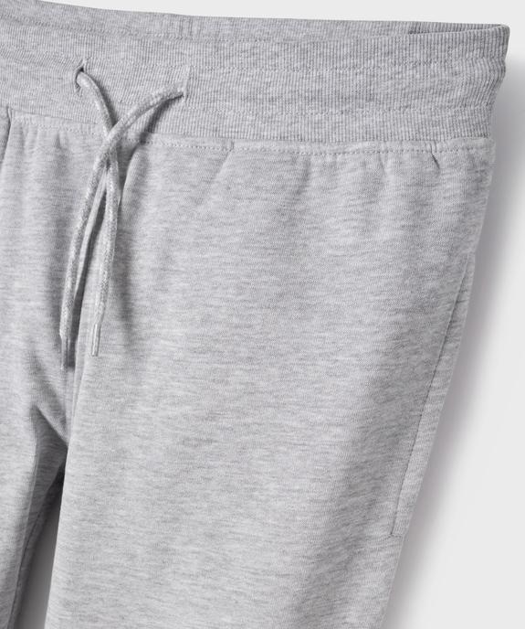 Pantalon de jogging avec intérieur molletonné garçon vue8 - GEMO (JUNIOR) - GEMO