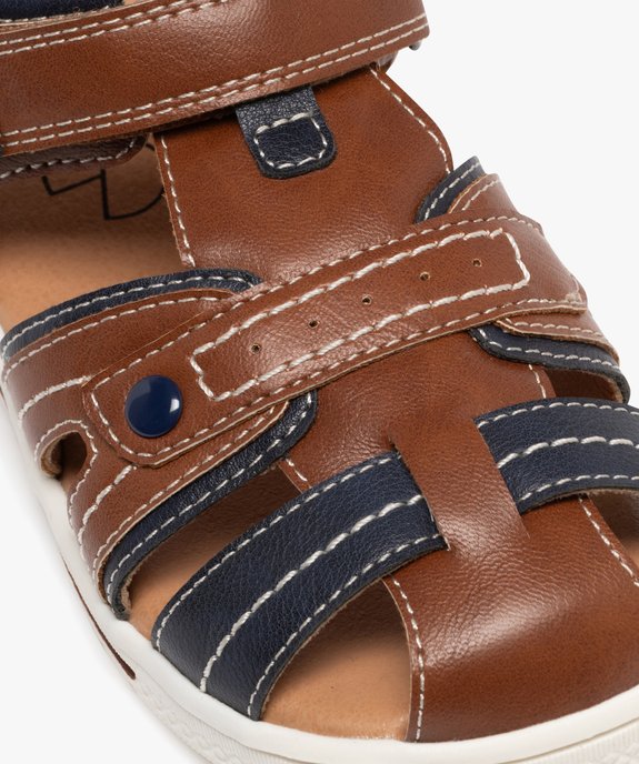 Sandales à brides, scratch et bout fermé garçon - Buggy Shoes vue6 - BUGGY GEMO FOR GOOD - GEMO