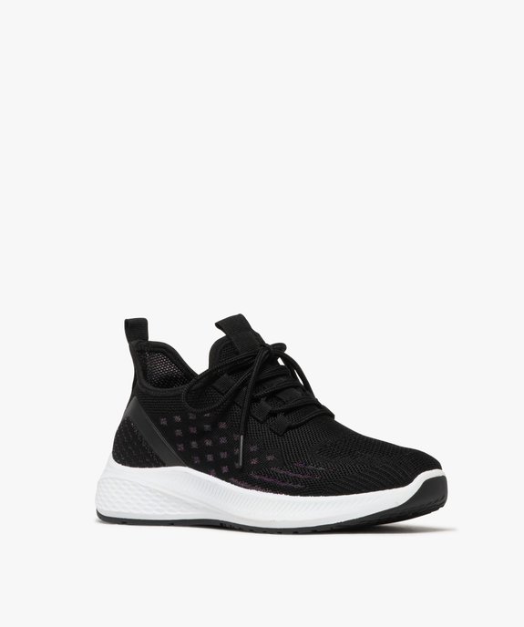 Baskets running en mesh à lacets femme - Valentina Baldano vue2 - VALENTINA BALDA - GEMO
