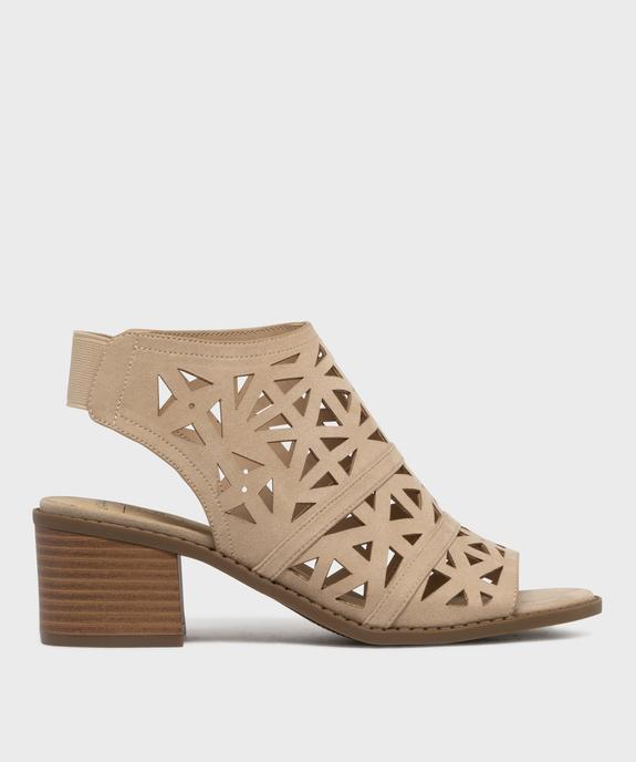 Bottines ouvertes devant et talon femme - Valentina Baldano vue1 - VALENTINA BALDA - GEMO