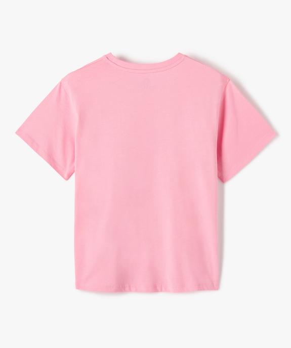 Tee-shirt fille coupe large avec inscription - Camps United vue3 - CAMPS UNITED - GEMO
