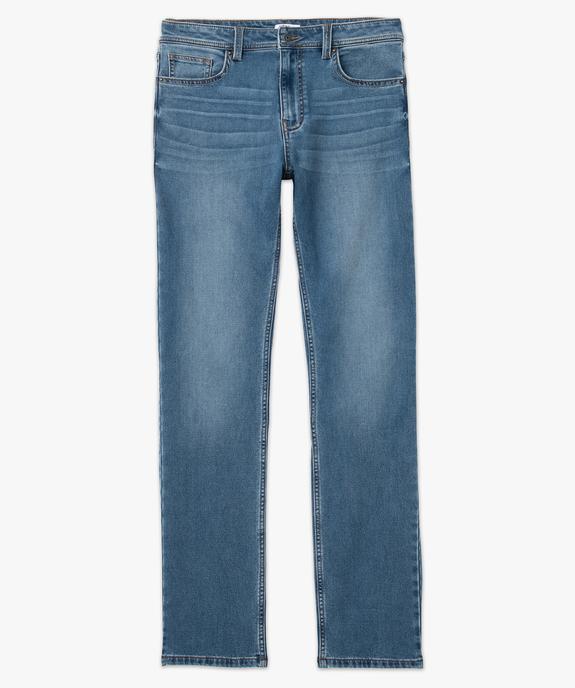 Jean coupe Straight délavé homme vue4 - GEMO 4G HOMME - GEMO