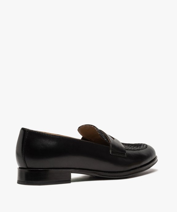 Mocassins femme à talon plat en cuir – Pierre Cardin vue4 - PIERRE CARDIN D - GEMO