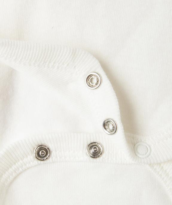 Bodies bébé fille à manches courtes avec motifs pailletés (lot de 3) vue3 - GEMO 4G BEBE - GEMO