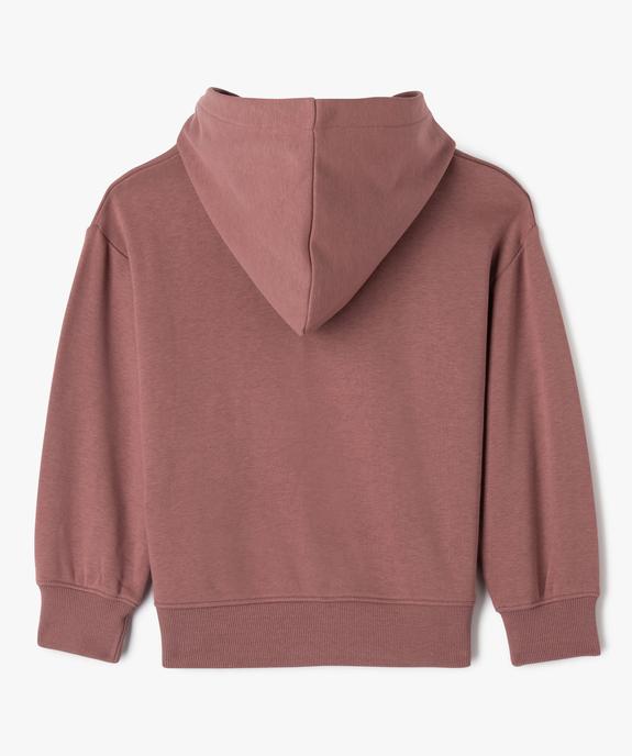 Sweat à capuche molletonné garçon vue3 - GEMO (ENFANT) - GEMO