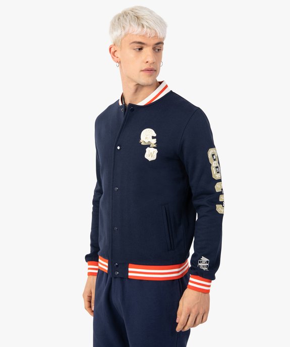 Sweat homme boutonné esprit teddy  – Camps United vue1 - CAMPS UNITED - GEMO