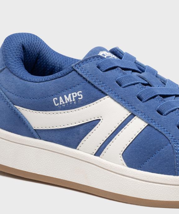 Baskets basses style skateshoes en suédine à lacets élastiques garçon - Camps United vue6 - CAMPS - GEMO