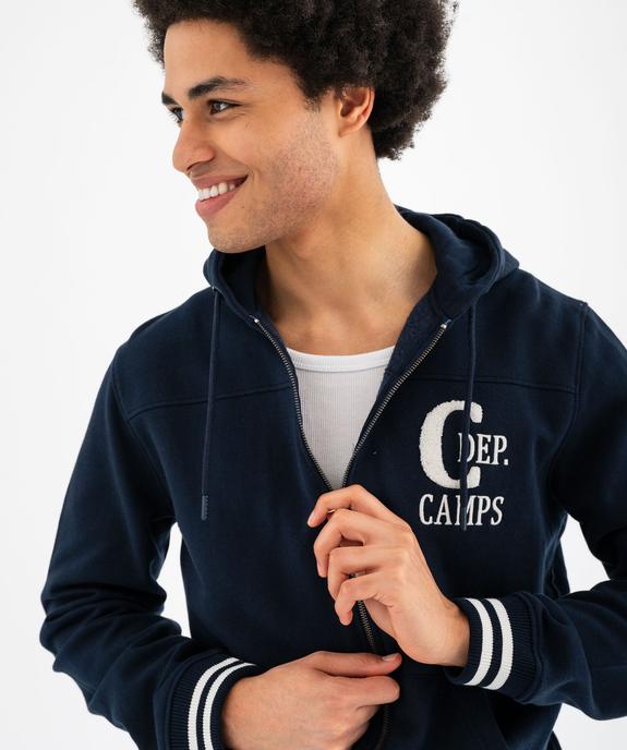 Sweat zippé à capuche homme - Camps United vue2 - CAMPS GEMO FOR GOOD - GEMO