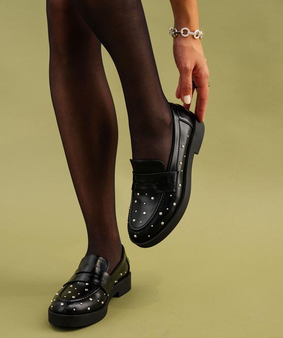 Mocassins avec clous métalliques sur semelle plateforme femme - Follow Me vue1 - FOLLOW ME - GEMO