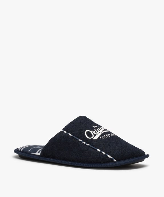 Chaussons homme mules plates Original Climbing  vue2 - GEMO(HOMWR HOM) - GEMO