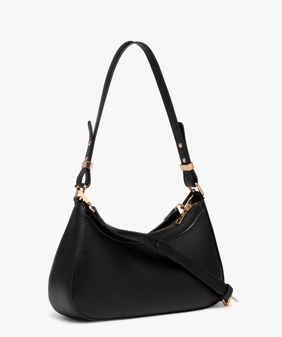 Sac porté épaule forme demi-lune femme vue2 - GEMO (ACCESS) - GEMO