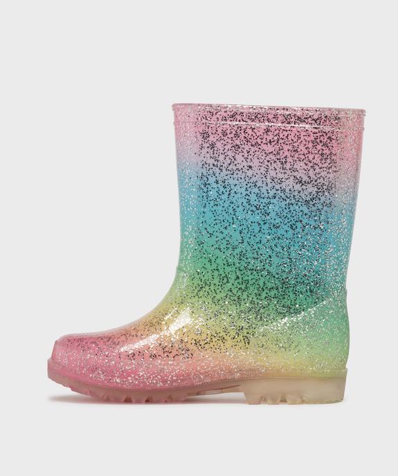 Bottes de pluie à paillettes fille - Lovely Wings vue3 - LOVELY WINGS - GEMO