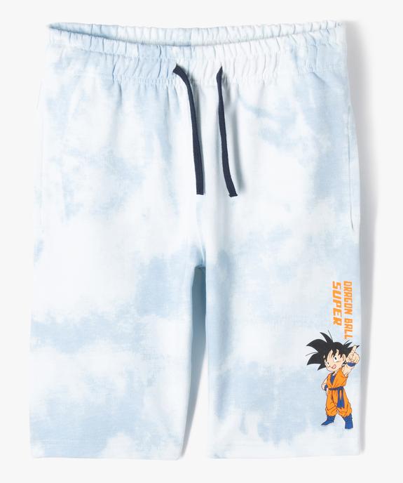 Bermuda en maille tie-and-dye imprimé Sangoten garçon - Dragon Ball Super vue1 - DRAGON BALL Z - GEMO