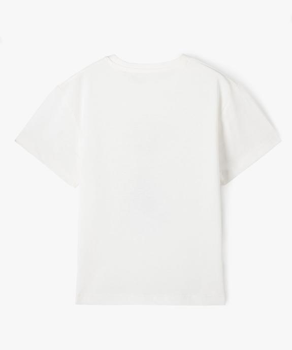 Tee-shirt à manches courtes oversize avec motif skate garçon vue4 - GEMO (ENFANT) - GEMO