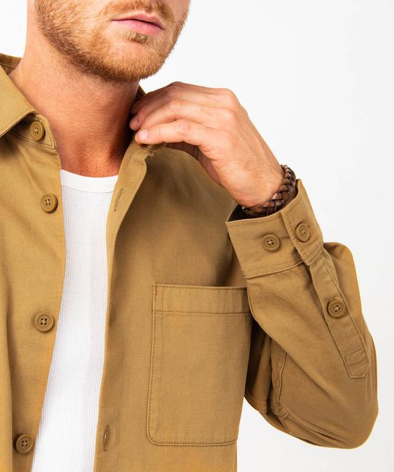 Sur-chemise en coton homme vue2 - GEMO 4G HOMME - GEMO