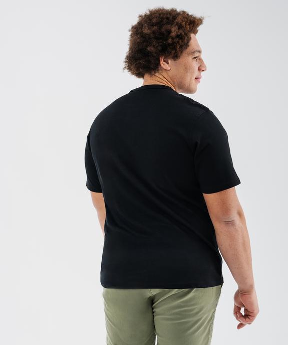 Tee-shirt manches courtes et col rond homme vue8 - GEMO (HOMME) - GEMO