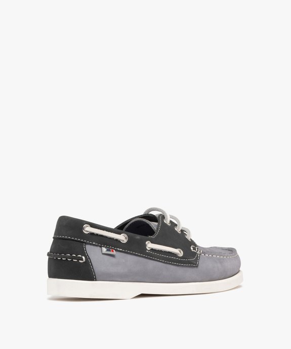 Chaussures bateau bicolore - Tanéo vue5 - TANEO - GEMO
