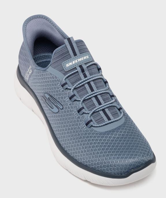 Baskets Slip-ins Summits en toile homme - Skechers vue5 - SKECHERS - GEMO