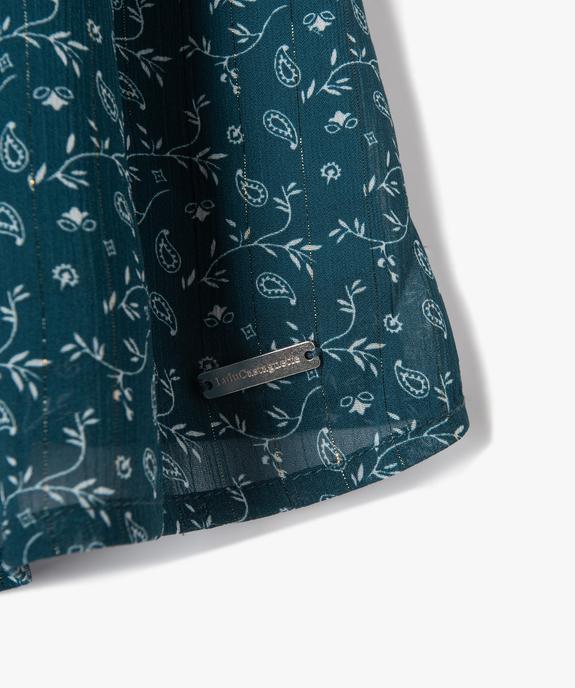 Jupe fille courte forme portefeuille à motifs - LuluCastagnette vue2 - LULUCASTAGNETTE - GEMO