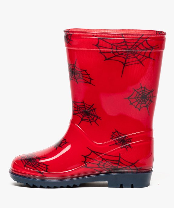 Bottes de pluie crantées Spiderman vue3 - SPIDERMAN - GEMO