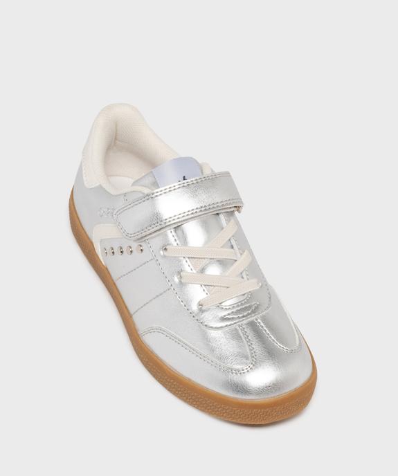 Baskets métallisées fermeture scratch fille - Chipie vue5 - CHIPIE - GEMO