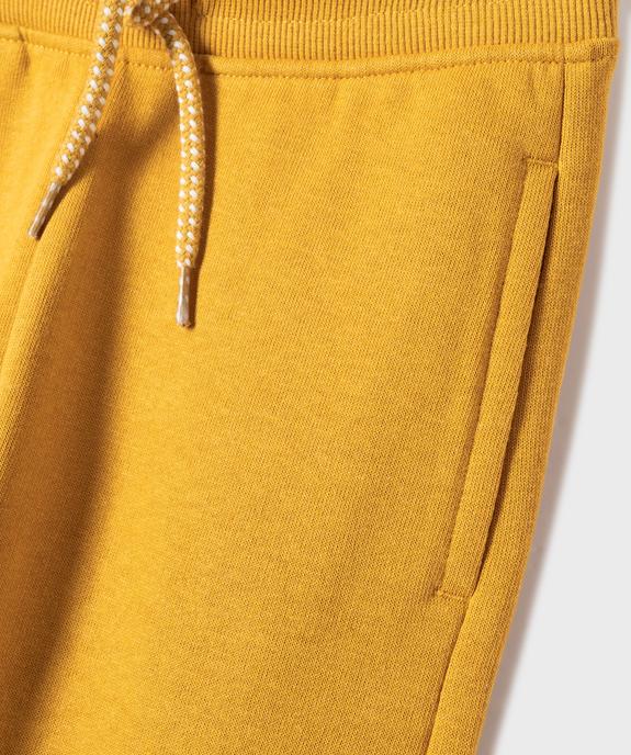 Pantalon de jogging avec intérieur molletonné garçon vue3 - GEMO (ENFANT) - GEMO