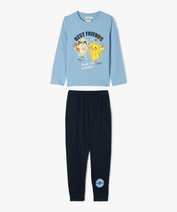 Pyjama bicolore avec motif Pikatchu garçon - Pokemon vue2 - POKEMON - GEMO