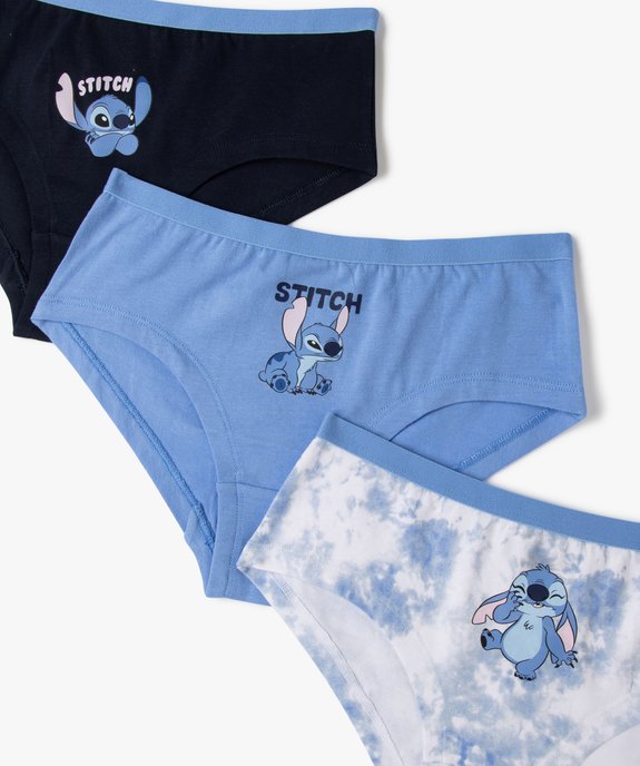 Shorty en coton stretch à motif Stitch fille (lot de 3) - Disney vue2 - LILO & STITCH - GEMO