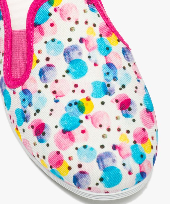 Pantoufles fille couvrantes en toile imprimée vue6 - GEMO (ENFANT) - GEMO