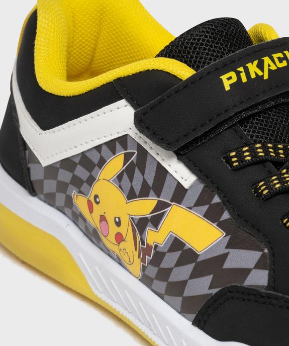 Baskets à scratch avec motif Pikachu garçon - Pokemon vue6 - POKEMON - GEMO